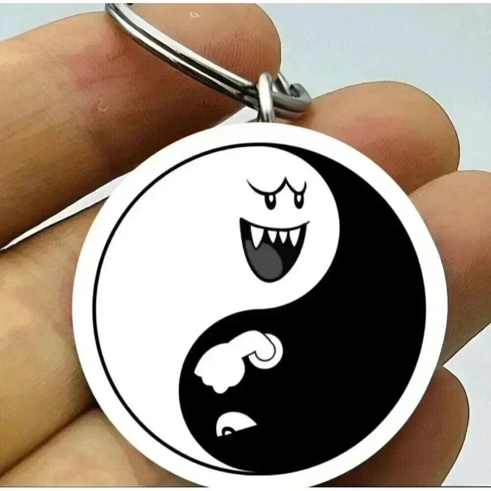 Video Game Play Evil Hot Ying Yan Cute Keychain